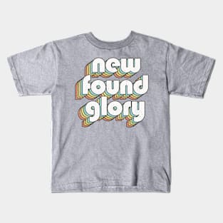 New Found Glory / Rainbow Vintage Kids T-Shirt